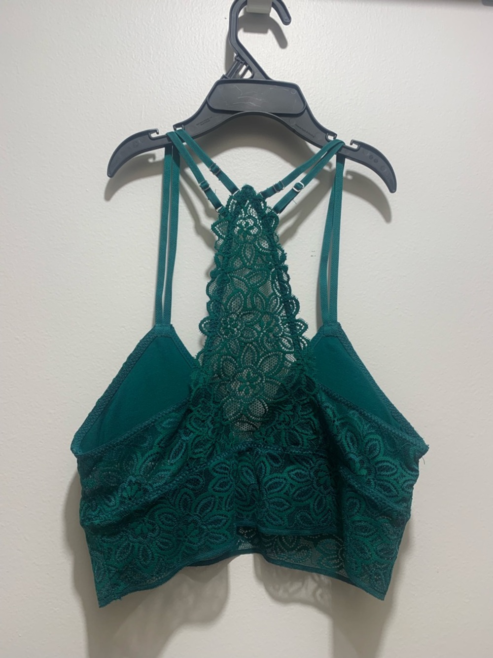 aerie hunter green Lace Racerback Bralette - Picture 6 of 7